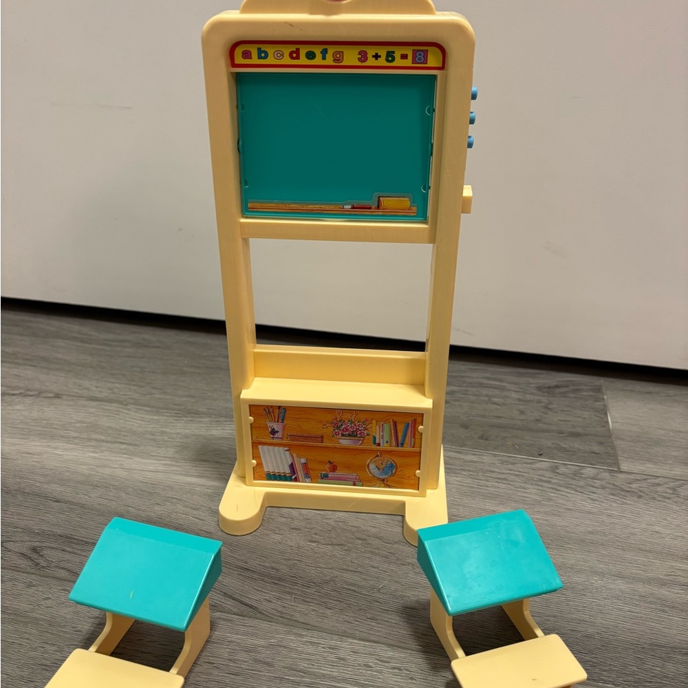 Barbie Educational Playset with Teal and Yellow Colors